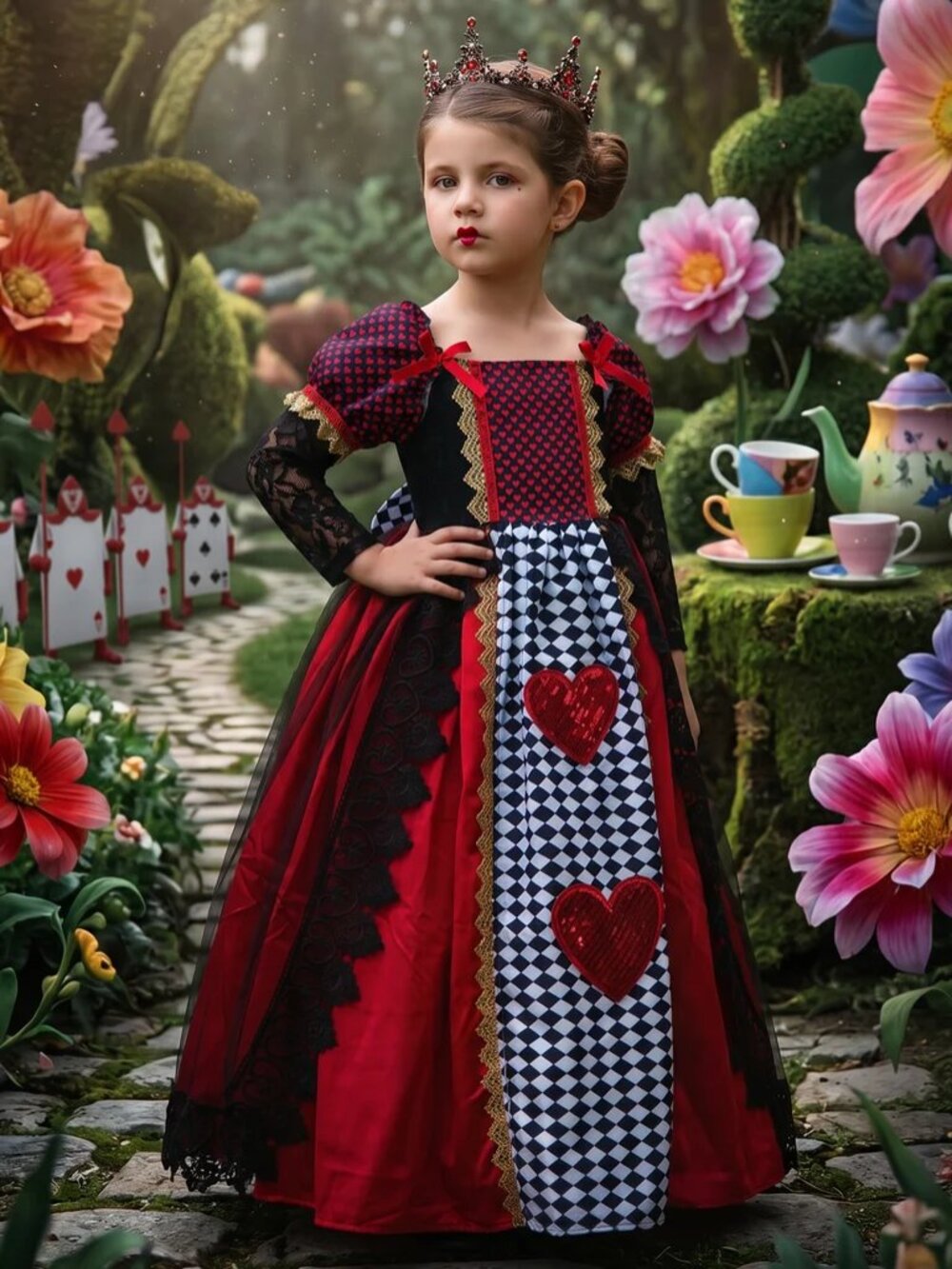 Trish Scully Queen of Hearts Costume Size 12